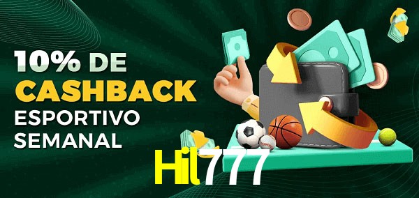 10% de bônus de cashback na Hil777